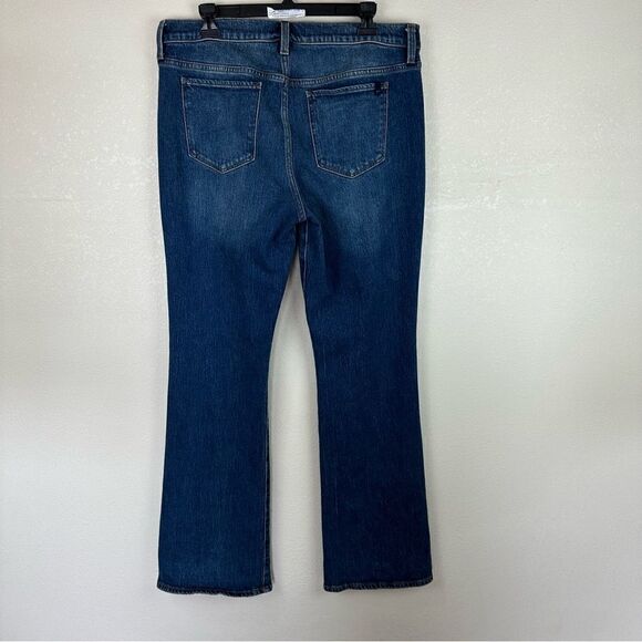 Joe's Jeans Blue Denim Frankie Bootcut Mid Rise Pants Flare Size 32 - Picture 5 of 9